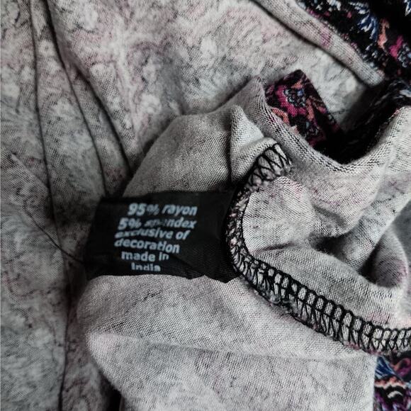 EUC Lane Bryant Off or On the Shoulder Top with Lace Size 18/30 (2X) Boho - Picture 6 of 6